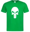 Чоловіча футболка Череп червоний Зелений фото