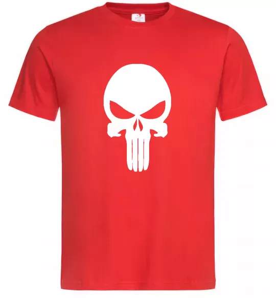 Чоловіча футболка Череп червоний Червоний фото
