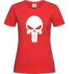 Женская футболка Череп червоний Красный фото