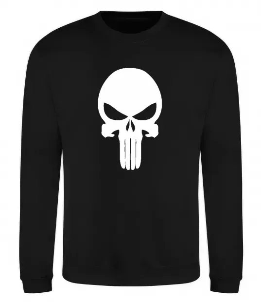 Свитшот Череп червоний Черный фото