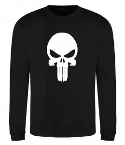 Свитшот Череп червоний Черный фото