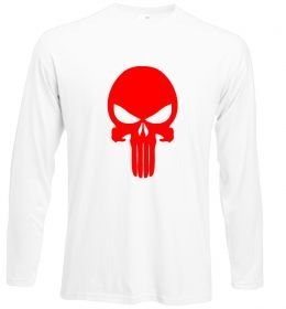 Лонгслів Череп червоний
