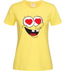 Женская футболка SPONGE BOB закоханий Женская футболка SPONGE BOB закоханий