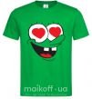 Мужская футболка SPONGE BOB влюблённый Зеленый фото