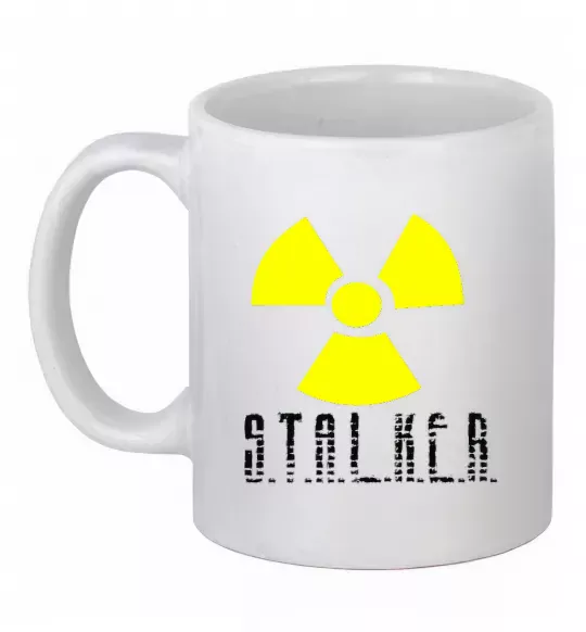 Чашка керамическая STALKER Explosion Белый фото