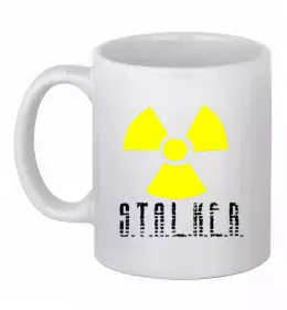 Чашка керамическая STALKER Explosion Белый фото
