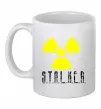 Чашка керамическая STALKER Explosion Белый фото