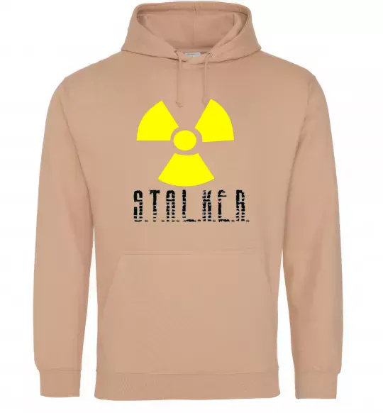 Мужская толстовка (худи) STALKER Explosion Песочный фото