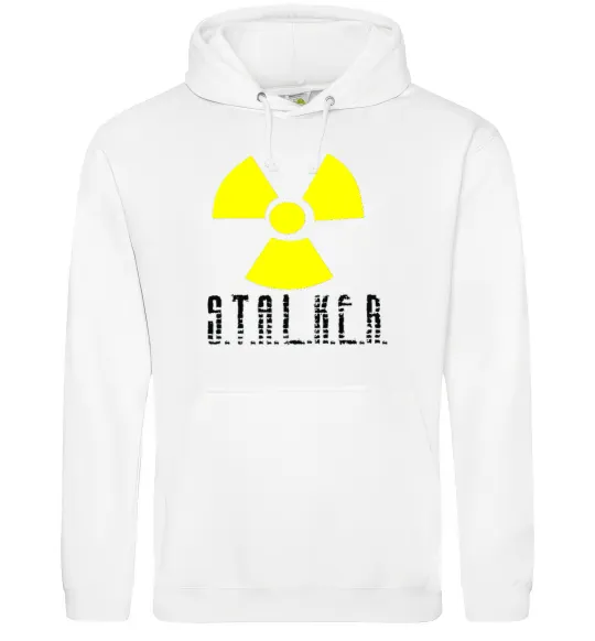 Женская толстовка (худи) STALKER Explosion Белый фото