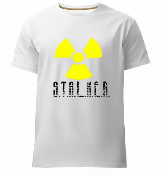 Мужская премиум футболка STALKER Explosion Белый фото