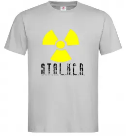 Чоловіча футболка STALKER Explosion Сірий фото