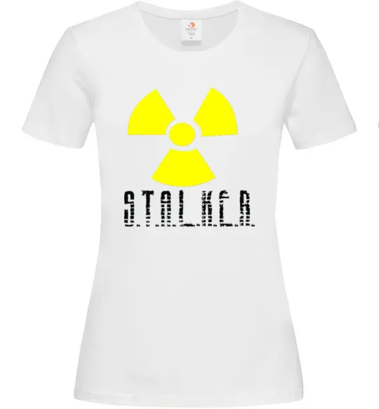Женская футболка STALKER Explosion Белый фото