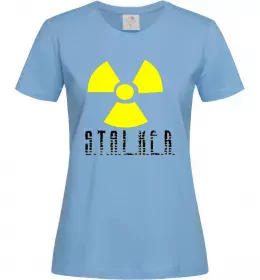 Женская футболка STALKER Explosion Голубой фото