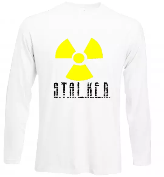 Лонгслив STALKER Explosion Белый фото