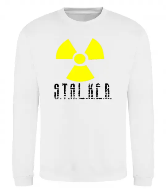 Світшот STALKER Explosion Білий фото