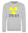 Світшот STALKER Explosion Сірий меланж фото