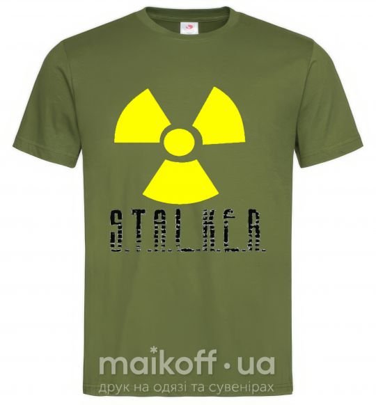 Мужская футболка STALKER Explosion Оливковый фото