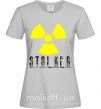Женская футболка STALKER Explosion Серый фото