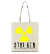 Эко-сумка STALKER Explosion Бежевый фото