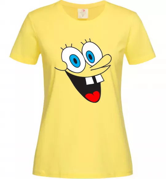 Жіноча футболка SPONGE BOB захват Лимонний фото