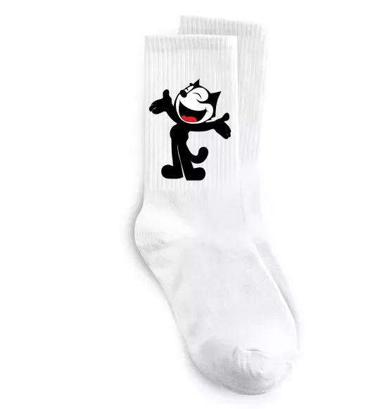 Носки FELIX THE CAT Happy Белый фото