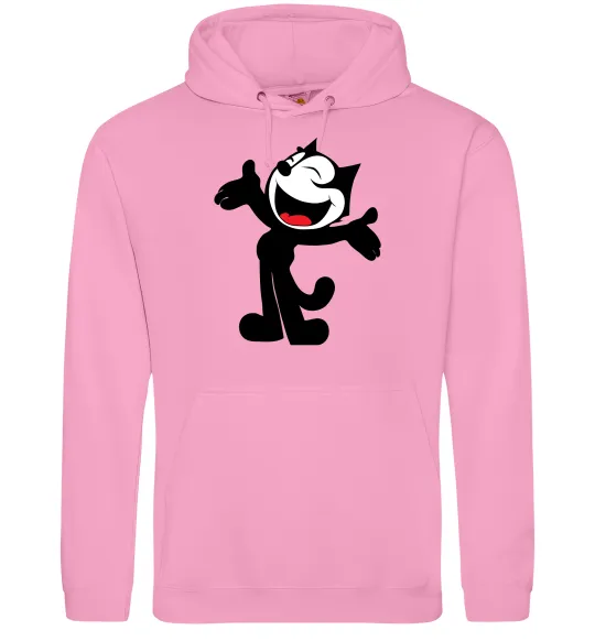 Мужская толстовка (худи) FELIX THE CAT Happy Розовый фото