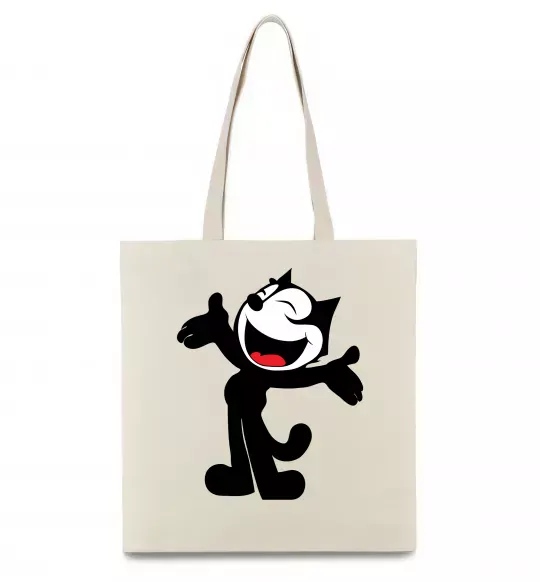 Эко-сумка FELIX THE CAT Happy Бежевый фото