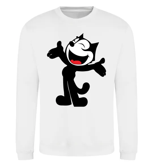 Світшот FELIX THE CAT Happy Білий фото
