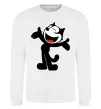 Світшот FELIX THE CAT Happy Білий фото