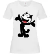 Женская футболка FELIX THE CAT Happy Белый Женская футболка FELIX THE CAT Happy Белый фото