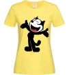 Женская футболка FELIX THE CAT Happy Лимонный Женская футболка FELIX THE CAT Happy Лимонный фото