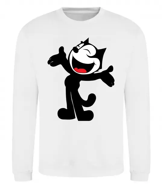Свитшот FELIX THE CAT Happy Белый фото
