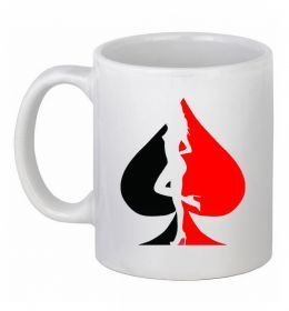 Чашка керамическая POKER GIRL