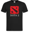 Мужская футболка DOTA 2 логотип Черный фото