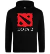 Чоловіча толстовка (худі) DOTA 2 логотип Чорний фото