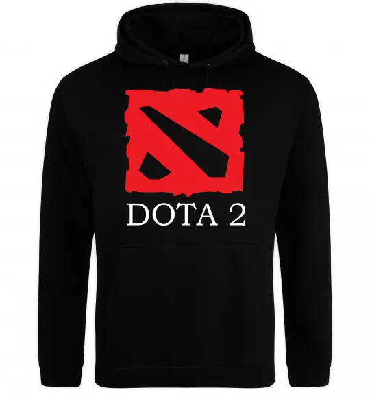 Жіноча толстовка (худі) DOTA 2 логотип Чорний фото
