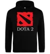 Жіноча толстовка (худі) DOTA 2 логотип Чорний фото