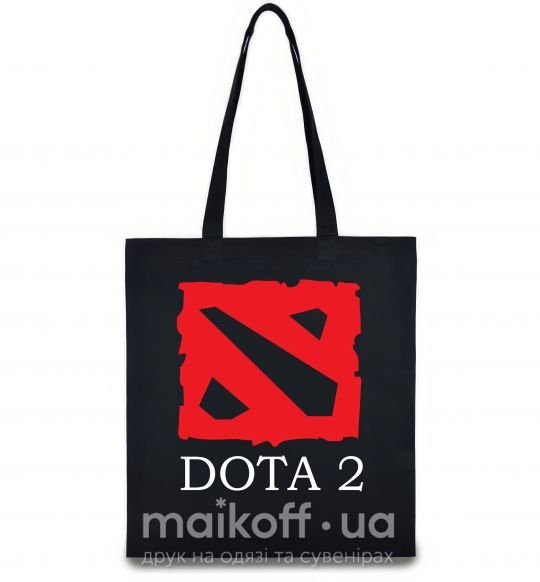 Еко-сумка DOTA 2 логотип Чорний фото