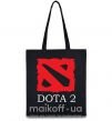 Эко-сумка DOTA 2 логотип Черный фото