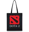 Эко-сумка DOTA 2 логотип Черный Эко-сумка DOTA 2 логотип Черный фото