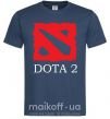 Чоловіча футболка DOTA 2 логотип Темно-синій фото