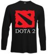 Лонгслів DOTA 2 логотип Чорний фото