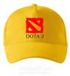Кепка DOTA 2 логотип Сонячно жовтий фото