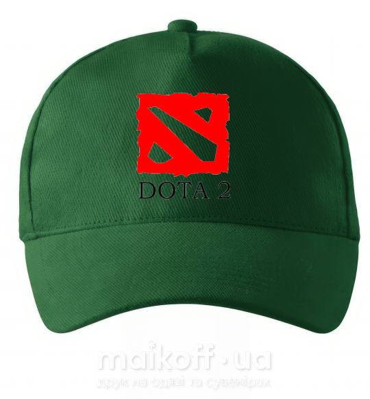 Кепка DOTA 2 логотип Темно-зелений фото