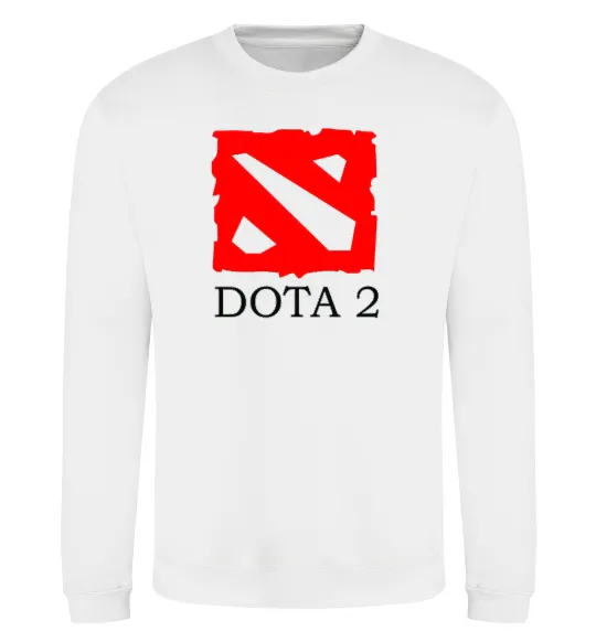Свитшот DOTA 2 логотип Белый фото