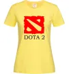 Женская футболка DOTA 2 логотип Лимонный фото