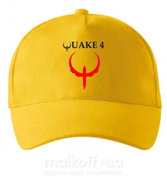 Кепка QUAKE 4 Сонячно жовтий фото