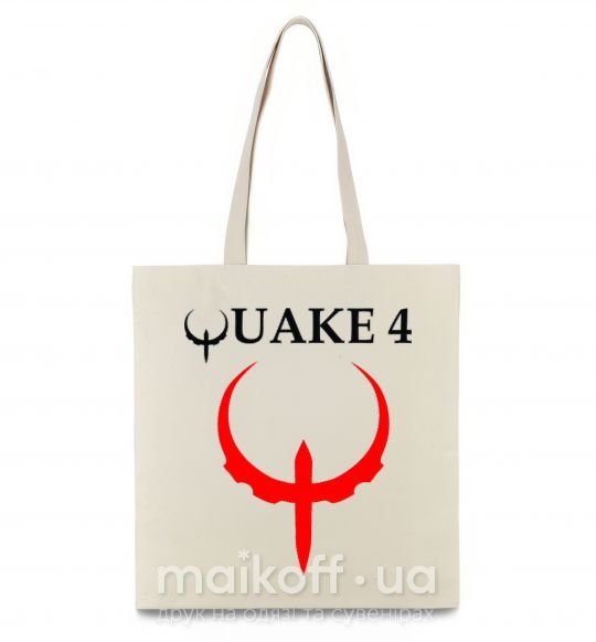 Еко-сумка QUAKE 4 Бежевий фото