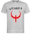 Чоловіча футболка QUAKE 4 Сірий фото