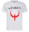 Чоловіча футболка QUAKE 4 Білий фото